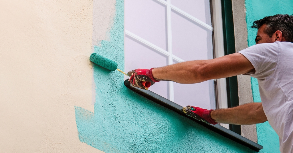 painting stucco home exterior